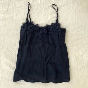Abercrombie & Fitch navy tank